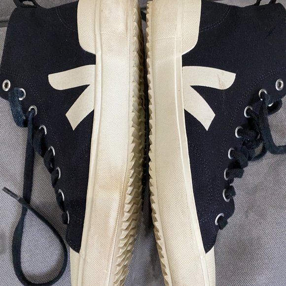 Veja Black and White High-Top Sneakers - Picture 2 of 5